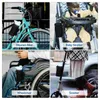 Bouteilles d'eau en plein air vélo porte-bidon fauteuils roulants Oxford tissu VTT guidon sac