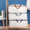 Duffel Väskor transparent reseförvaringspåse Kläder täcke högkvalitativ PVC Clear fuktbeständig tote arrangör