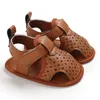 Sandały Nowe 0-18 miesięcy Dzieci Nowonarodzone Modka Summer Soft Crib Buty Pierwsze Walker Sandals Sandals Miękka podeszwa Z0331