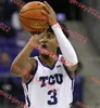 Desmond Bane TCU Horned Frogs Maillot de basket-ball Kenrich Williams 40 Kurt Thomas TCU Maillots cousus sur mesure pour jeunes hommes