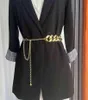 女性用のゴールドチェーンシンベルトファッションメタルウエストチェーンレディースドレスコートスカート装飾ウエストバンドパンクジュエリーアクセサリーG24833985