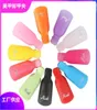 Plast Soak Off Cap Clip UV Gel Polish Remover Wrap Tool Nail Art Tips för fingrar 10ppcs Set 11 Colors3090599