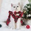 Costumes de chat pour animaux de compagnie, jupe de noël, automne et hiver, vêtements pour chiens, robes pour petits et moyens chiens, accessoires