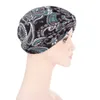 Bonnets Bonnet/Crâne Casquettes Dames Turban Mode Imprimé Ethnique Chapeau Européen Et Américain Fleur De Cajou Sac Taille Cap Pur Coton Musulman Caillot