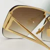 새로운 패션 디자인 나비 모양의 고양이 눈 선글라스 1065 금속 하프 프레임 림리스 렌즈 인기있는 스타일 다목적 야외 UV400 보호 안경