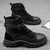 Boots High Top Herr Motorcykel Desert Mountaineering Wear Resistant Sports Youth Fashion Shoes Safety