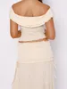 Женские блузки Женская блузка с коротким рукавом с узлом и V-образным вырезом с открытыми плечами Облегающие укороченные топы Летние повседневные шикарные рубашки в стиле ретро Harajuku Эстетическая