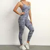 Ensembles actifs pour femmes, combinaison de Sport rembourrée, combinaison d'entraînement une pièce, ensemble de Yoga en Nylon, collants de Fitness, vêtements de musculation