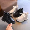 Stiefel Kinder Leder 2023 Herbst Winter kinder Wasserdichte Nicht-slip Gummi Laufsohle Knöchel Jungen Mädchen Kleinkind Schuhe