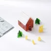 Bakvormen Kersthuisvorm Chocoladevorm Biscuit Fudge DIY Taartdecoratie Gereedschap Siliconen