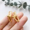 2023 Ny modeörhänge rostfritt stål U-form Ear Stud Designer Chain Link Earrings for Women Man Wedding Party Jewelry CXD231133-6