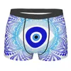 Underpants Blue Mandala Evil Eye Panties Shorts Boxer Briefs Male Underwear Sexy