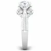 Anneaux de mariage véritable haute qualité Style européen cour rétro Simulation Moissanite anneau femme couronne proposer