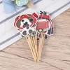 Festival Malzemeleri 24 Pcs Bebek Hediyeleri İtfaiyeci Cupcake Toppers Tatlı İtfaiyeci Bambu Ormanlık Parti Kek Bebek Duş Dekor Çocuk