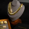 Collier ras du cou en or 18 carats, personnalisé, chaîne à maillons cubains en or 24 carats, chaîne Miami cubaine, collier de chaîne cubaine Miami de 20 mm, vente en gros