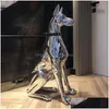 庭の装飾家の装飾装飾ドーバーマンドッグ犬大規模なアート動物像図形の部屋の装飾dhjfs