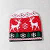 Santa Elf stickad hatt vuxen jul beanie stickad hatt söt santa vinter varm hatt