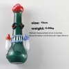 Mushroom Smoking Pipe Heady Hookah Pyrex Spoon Glass Pipes Tobacco Dry Herb Full Color