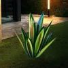 Garden Decorations 13.7Inch Tequila Rustic Sculpture Diy Handmålade metall Agave Plants Outdoor Lawn Ornament Retail