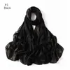 Vêtements ethniques Femmes Hijabs Musulman Malais Longue Écharpe Dames Or Saupoudrage Brillant Enveloppé Amérique Vente Foulard