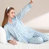 Sleep Lounge Yatemao Postpartum Nursing Pyjama Set Maternity Pyjamas Home Clothing 231102