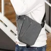 Gürteltaschen Männer Telefon Oxford-Gewebe Messenger Wasserdichte Brusttasche Verstellbarer Riemen Multifunktionale Anti-Diebstahl-Crossbody-Tasche Mode