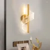 Applique nordique minimaliste acrylique chambre salon lumière luxe créatif chevet escalier couloir