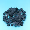 Sko delar Tillbehör 1000pcs/Lot Plastic Button Black Buckles Parts Accessories For Sandals Clog Shoes Diy Shoe Charms 8/10/12/13/14/15mm 230403