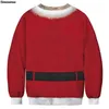 Pulls pour hommes Hommes Femmes Nouveauté Ugly Christmas Pull Pull Tacky Xmas Jumpers Tops3D Funny Imprimé Holiday Party Crewneck Sweat-shirt