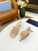 Women Summer Slippers lady bench shoes Stylish comfortable female flat Advanced imitations genuine leather Valentinoes 0218