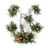 Dekorativa blommor konstgjorda blomsterrad för bröllopsdekoration gifta sig med bågsarrangemang guide väg boll bakgrundsdekor po props