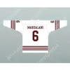 Personalizzato DANNY MAHEALANI 6 BEACON HILLS CYCLONES HOCKEY JERSEY TEEN WOLF SERIE TV Cucitura superiore S-M-L-XL-XXL-3XL-4XL-5XL-6XL