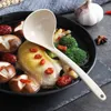Dinnerware Sets 1pcs Kitchen Long Handle Plastic Spoon Dessert Rice Soup Teaspoon Cooking Spoons Accessories Home Gadgets