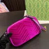 Дизайнерская сумка-мессенджер для женщин Бархатная сумка через плечо для фотоаппарата с кисточкой Кожаная двойная молния Соответствие цветам Повседневная сумка на плечо с широким ремешком Высококачественные роскошные сумки