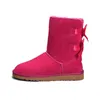 Femmes hiver Tasman pantoufles Ultra Mini bottes Tazz sur les bottines au genou plate-forme classique femmes hommes châtaigne sable noir moutarde cheville daim garder au chaud botte de neige