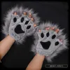 Catsuit Costumes Winter for Women Girls New Animals Cat's Paws Cosplay Gloves Halloween Party Gifts