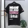 T-shirt da uomo Moda marchio di lusso stampa diretta manica corta casual hip hop street online rosso primavera estate Europa e Stati Uniti taglie forti S-XL BWMX