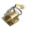 Aquecedor de banda de latão barril de cobre elétrico 220V ID 36/38/40mm de altura 45-50mm/30-50mm/30-50mm Dois fios para máquina de injeção