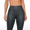 Active Pants Crz Yoga Butterluxe matowe sztuczne skórzane legginsy dla kobiet 28 '' - Brak przednich szw