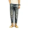 Herrenjeans Ymwmhu Camo Graphic Herrenjeans Mode Sommer Jeanshose Lässige Baumwolljeans Herren Herbst Tapered Pants Soft Street Style 230403