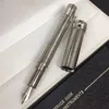 Limited Edition Mahatma Gandhi Signature Pen Ballpoint Pen Black Carbon Fiber Titanium Metal Office Writing Stationery 0680/3000