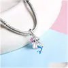 Konst och hantverk Fabrik Original S925 Sterling Sier Drip Oil Mermaid String Beads Armband Charms Diy Jewelry Accessories Drop Deliv Dhlja