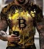 T-shirts pour hommes T-shirt Crypto Trading Traders Gold Coin Cotton Shirts8701712
