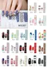 Nail Polish Strips DIY Waterproof Nail Wraps Cute Cartoon Pattern Stickers Patch For Women Art Stickers5844706