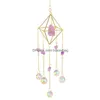 Decorações de jardim Crystal Light Catching Jewelry Pendant Wind Chime Diamond AB Lighting Ball Bead Frame N DHFWN