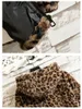 Men's Jackets Winter Autumn Men Leopard Warm Zip Up Coat Faux Fur Fleece Hoodie Jacket Hooded Outerwear Overcoat