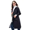 Women's Trench Coats S-3XL Women Jacket Long Hooded Outdoor Rain Water Proof Windbreaker Plus Size Spring Autumn Fashion Slim Loose