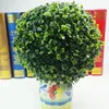 Decorative Flowers Artificial Grass Milan Ball Fake Green Wall Hanging Plant Floristics Balcony Farmhouse Decor Flower Garland Wedding Party