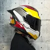 Motorradhelme Motocross für Herren Motorradhelm DOT-zugelassener Moto-Fahrradhelm Scooter