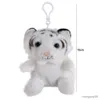 Porte-clés Longes Mignon Animal Porte-Monnaie En Peluche Jouet Pendentif Enfants Sac Décoration Porte-clés Petit Tigre Porte-clés Suspendu Pendentif R231103